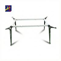 Base de table à manger en verre en alliage d'aluminium massif, durable, nouveau produit de notre propre fabricant, vente en gros