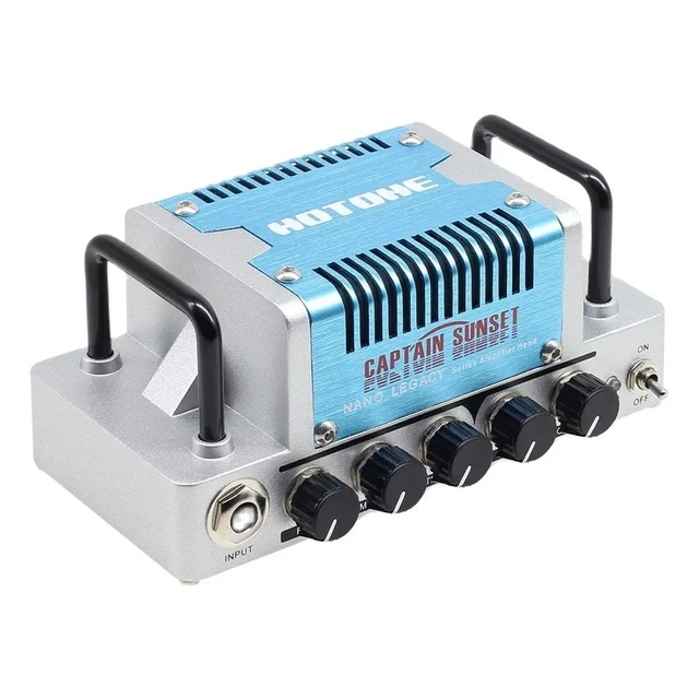 HOTONE Captain Sunset High Gain Guitar Amp Head 5 Watts Class AB Amplifier with CAB SIM Phones/Line Output NLA-9