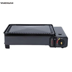 ポータブル屋外キャンプ用ガスストーブポット付き低価格ボタンバーナーポットパン & グリドル - Product Image 4