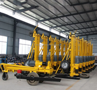 Machines de forage de puits de forage de 200m KQZ200D machine de forage de puits d'eau sur chenilles avec prix d'usine