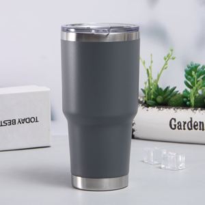 Nouvelle conception, gobelet isotherme de style américain de 30 oz, en acier inoxydable 304, à double paroi, isolé sous vide, grande capacité, pour l'extérieur, pour la voiture - Product Image 6