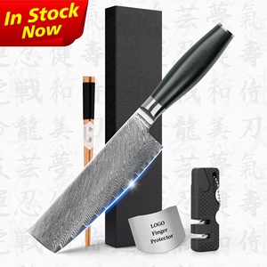 10% Off Olive <span class=keywords><strong>Shape</strong></span> G10 xử lý 7 inch 67 lớp VG10 Nhật Bản đầu bếp nhà bếp dao Damascus thép Cleaver dao giá bán buôn - Product Image 1