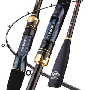 Caña de Pescar <span class=keywords><strong>HISTAR</strong></span> de 2.4m 2.5m 2.59m 2.7m 2.8m 2.9m 3m para Casting/Spinning, Lanzamiento Largo, 2/3 Secciones, M/ML/MH, para Lubina, de Carbono - Product Image 1