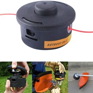 Cabezal de corte de aluminio y nailon para desbrozadora, con 2 líneas de hilo para cortacésped y desmalezadora - Product Image 2