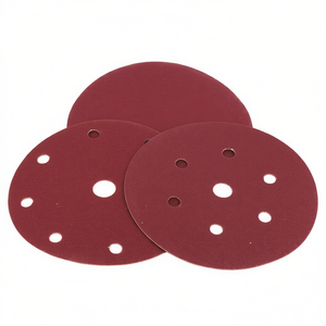 Disco de lija con velcro de 150 mm, 6+1 agujeros, grano 40, para lijadora orbital - Product Image 2