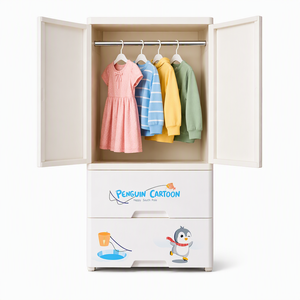 Cartoon Children's Wardrobe <strong>Drawer</strong> Clothes <strong>Plastics</strong> Wardrobe Cabinet <strong>Storage</strong> <strong>Drawer</strong> - Product Image 6