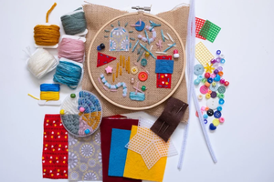 Kit de <span class=keywords><strong>Costura</strong></span> Súper Completo <span class=keywords><strong>para</strong></span> Niños, Kit de Manualidades Preescolares, Aprende a Coser, Kit de Bordado con Aro <span class=keywords><strong>para</strong></span> Niños - Product Image 3
