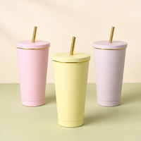 Gobelet à café isotherme en acier inoxydable personnalisé, vente en gros, tasse à café isolée sous vide pour le voyage