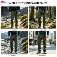 TIMETEX-Pantalon de randonnée extérieur imperméable pour homme, construction souple et extensible, pour le camping et le trekking