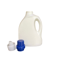 Vente flash : Ensemble de bouteilles de détergent à lessive liquide rose en plastique recyclable de 3 L et 4,4 L