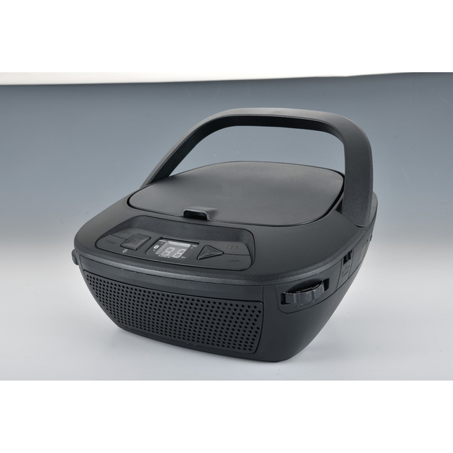 Portable CD Player Boombox LCD Display Cassette Player Combo with Bluetooth receiver Fm Stereo Radio