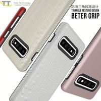 Étui magnétique antichoc en TPU+PC avec protection d'objectif pour S10/S10e/S10 Plus - Design professionnel 2-en-1 résistant aux chutes