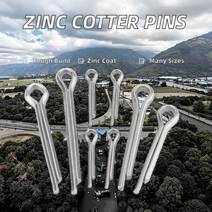 Cotter <b>Split</b> <b>Pins</b> GB/T91 Standard Alloy Zinc Plated Retaining <b>Pins</b> Bright Locking Clevis <b>Pins</b> Rivet - Product Image 2