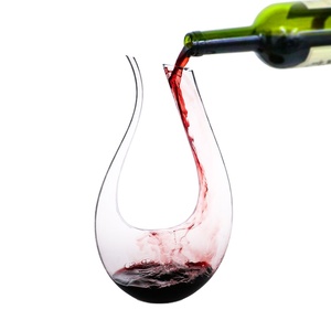 Promotion 1400ml Transparent Rouge Vin Verre Carafe pour Banquet Restaurant Rouge Vin Carafe - Product Image 2