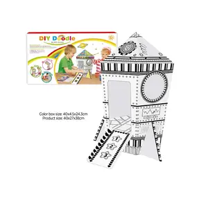 Обучения раскраска картона Rocket головоломка комплект 3D рисунок игрушки для детей