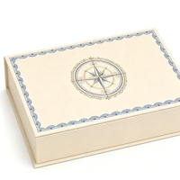 Boîte d'emballage pour cigares personnalisée, boîte cadeau pour cigares en carton rigide avec fermeture magnétique, pelliculage brillant et insert personnalisé