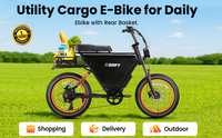 Bicicleta Eléctrica Coswheel GT20 de Fábrica, Disponible en UE, EE. UU. y Reino Unido, Bicicleta Eléctrica Urbana con Llantas Gruesas de 20 Pulgadas