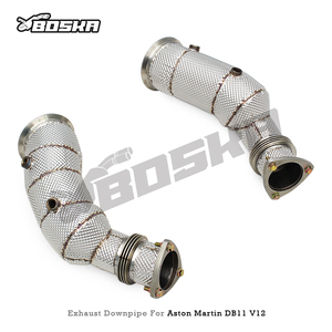ท่อทดสอบแบบตรงรุ่นสำหรับ Aston Martin DB11 V12 5.2L ปี 2017-2024 Boska ท่อลงตรงสแตนเลสหนา 1.5 มม. - Product Image 5