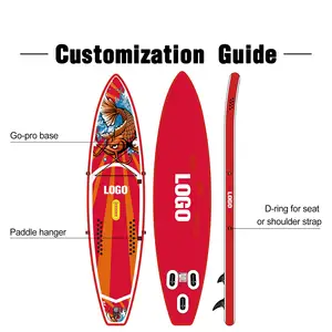 Dropshipping 10'8 "Opblaasbare Supboard Stand Up Paddle Board Surfen Sup Board Surfplank Fanatici Paddleboard Moe Grip Wakeboard