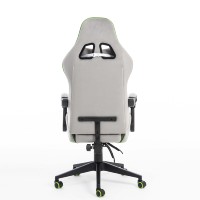 Chaise de bureau PC en velours à dossier haut avec support lombaire et mécanisme inclinable, chaise de gaming réglable – Vente en gros