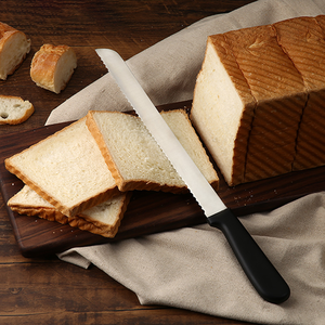 Sharp 8 "/10"/12 pouces coupe-pain dentelé professionnel en acier inoxydable couteau Salmone matériau métallique - Product Image 2