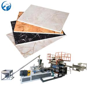 เครื่องผ<span class=keywords><strong>ล</strong></span>ิตแผ่น<span class=keywords><strong>โฟม</strong></span>พีวีซีเทียมแผ่นหินอ่อน UV สำหรับตกแต่งภายในอาคาร - Product Image 1