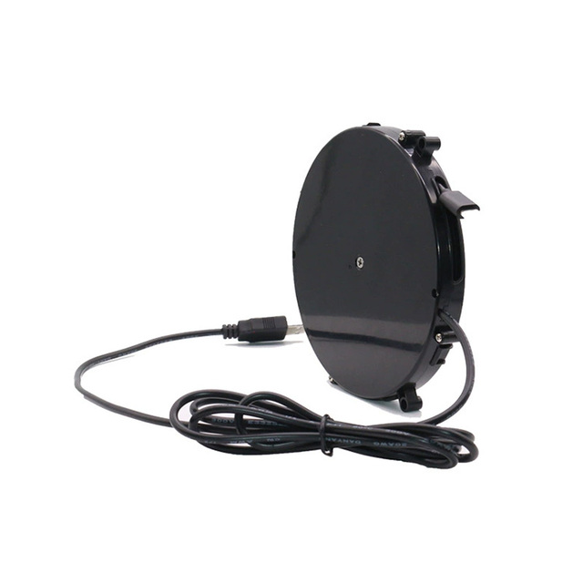 New Design Mini Retractable Power Cable Reel Auto-rewind Extension Cord Charging Cable Black Retractable Cable Usb Reel