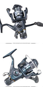 <span class=keywords><strong>Moulinet</strong></span> de pêche spinning à double frein avant/arrière en alliage d'aluminium, rapport de transmission 5.5:1, spécial <span class=keywords><strong>carpe</strong></span> pour lancer <span class=keywords><strong>longue</strong></span> <span class=keywords><strong>distance</strong></span> - Product Image 5