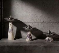 STONEKOCC Mabkhara Arabe Traditionnel Populaire au Moyen-Orient, en Calacatta Viola Violet Violet, pour Encens et Oud, Printemps Été
