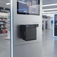 Imprimante thermique micro Cashino EP-382C 80 mm avec interface USB, imprimante intégrée pour kiosque à montage sur panneau de 3 pouces, utilisée dans les kiosques de paiement