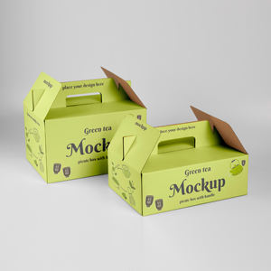 Boîte pliante en papier pour cerises, personnalisée par le fabricant, emballage de stockage de fruits en carton écologique - Product Image 2