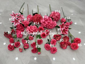 Flor mixta <span class=keywords><strong>de</strong></span> tacto Real Artificial <span class=keywords><strong>de</strong></span> alta calidad para mesa <span class=keywords><strong>de</strong></span> fiesta, pieza central, decoración <span class=keywords><strong>de</strong></span> boda para el hogar, naranja, superventas <span class=keywords><strong>de</strong></span> - Product Image 4