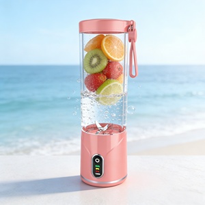 Heavy Duty Portable Blender 2000mAh USB Rechargeable One-<b>Button</b> Turbo Mode BPA Free Leak Proof Ice Smoothie <b>Maker</b> Mini - Product Image 2