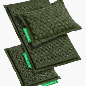 OEM Votre Mylon Lin naturel biologique Nouveau tapis de massage d'acupuncture à pointes Shakti tapis d'accupression et ensemble d'oreillers - Product Image 4