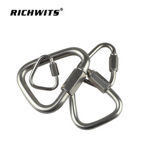 Hebilla de Liberación Rápida Triangular en Forma de Arco de Acero Inoxidable, Cierre Mellon, Equipo de Seguridad para Escalada y Aventuras - Product Image 1