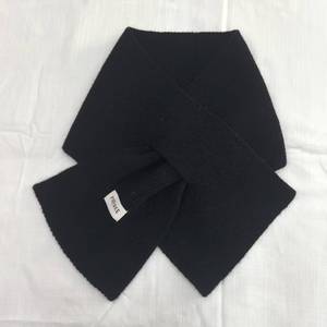 Écharpe longue en laine mélangée monochrome pour <span class=keywords><strong>femme</strong></span>, nouvelle collection automne-hiver, style coréen, unisexe, chaude, tour de cou croisé - Product Image 3