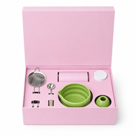 Ensemble de matcha personnalisé de qualité supérieure avec emballage rose, bol en céramique, OEM Chawan Chasen Chashaku, fouet à matcha, ensemble cadeau matcha d'entreprise