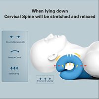 Vente directe d'usine doux cou épaule relaxant oreiller dispositif de Traction cervicale masseurs confortables pour Massage du cou