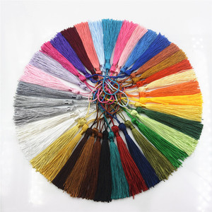 Wholesale 8cm Polyester Thin Tassel Cheap Bookmark Tassel <strong>Fringe</strong> <strong>Trim</strong> for Garments <strong>Curtains</strong> Home Textiles Cellphones for - Product Image 3