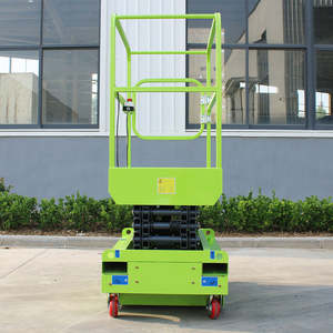 Andamio eléctrico barato de 3,5 m, 5m, 7,9 M, altura de elevación múltiple, escalera telescópica de aluminio plegable, elevador de Material - Product Image 5