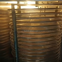 Professionele voedseldroger, fruitdroger, fruitdroogmachine met roestvrijstalen behuizing.
