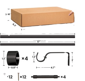 Varillas <span class=keywords><strong>de</strong></span> cortina <span class=keywords><strong>de</strong></span> empalme ajustables-Material <span class=keywords><strong>de</strong></span> metal y precio barato-OEM/ODM Barra <span class=keywords><strong>de</strong></span> cortina <span class=keywords><strong>de</strong></span> conexión <span class=keywords><strong>de</strong></span> varias piezas personalizada - Product Image 2