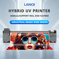 Imprimante UV hybride 6,6 m, imprimantes à jet d'encre, imprimante Epson, imprimante grand format, imprimante UV, machine d'impression de bannières