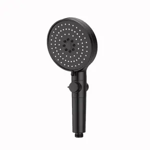 2024 Lizhen Hwa-Vic. High Pressure Handheld Shower Head With On Off Switch Detachable 5 Function Setting Rainfall Hand Nozzle