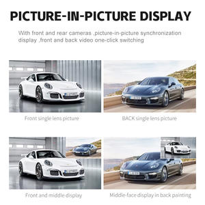 2023 nouvelle caméra de bord 1080P 4 canaux avec caméra de <span class=keywords><strong>voiture</strong></span> avant et arrière WiFi GPS TFT <span class=keywords><strong>enregistreur</strong></span> vidéo d'écran de Vision nocturne <span class=keywords><strong>pour</strong></span> les voitures - Product Image 3