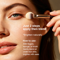 Crème Correctrice Éclaircissante Anti-Cernes OEM pour Peaux Foncées, Fond de Teint Liquide Mat Haute Pigmentation Waterproof pour Femmes
