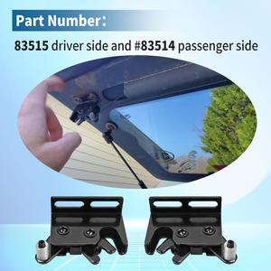 2 pezzi, nuovo tappo per camion in acciaio, fermo a chiusura rotante, gancio di fissaggio per 83515, - Product Image 2