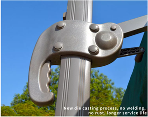 Moderno comercial al aire libre jardín sombra carpa sombrilla nuevo diseño al aire libre sol LED luz patio sombrilla <span class=keywords><strong>Romana</strong></span> - Product Image 3