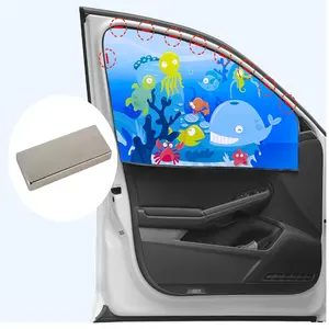 Giá Bán Buôn OEM Carton Magnetic Auto Kính Chắn Gió Tấm Che Nắng Phổ Cho Bé UV Bảo Vệ Front Rear Side Window Tấm Che Nắng