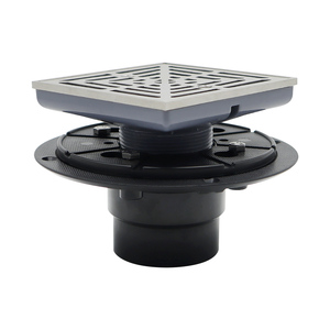 Guida 710011 71001101 Nouveau Design Carré <span class=keywords><strong>Grand</strong></span> Débit <span class=keywords><strong>Douche</strong></span> Siphon <span class=keywords><strong>de</strong></span> Sol Pour Cuisine Salle <span class=keywords><strong>de</strong></span> Bain Egouttoir <span class=keywords><strong>de</strong></span> Sol en Acier Inoxydable - Product Image 3